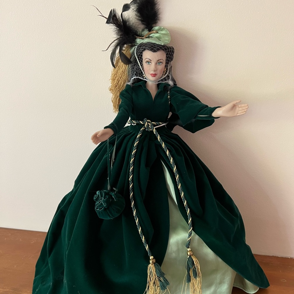 Franklin Mint, Scarlett O’Hara “Gone With the Wind, porcelain doll